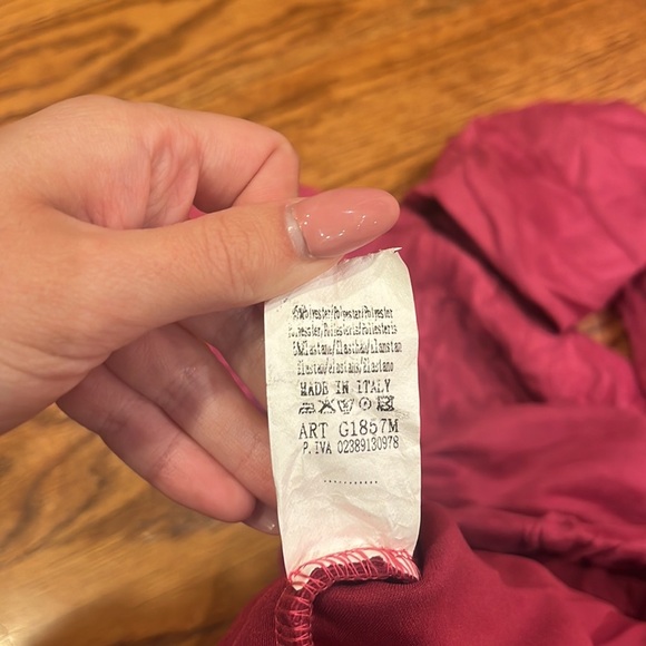 NWT Coastal Bloom Woman’s Fushia Suede Soul Italian Joggers - Picture 7 of 7